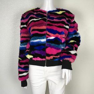 Betsey Jhonson Women Multicolor Coat Size S g5